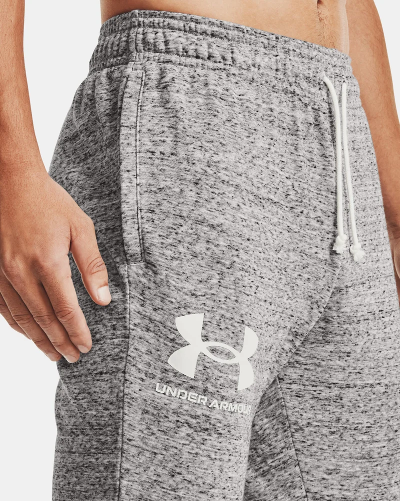 Under Armour grey Men's Rival Terry Sweatpants for Men | Best Price UAE